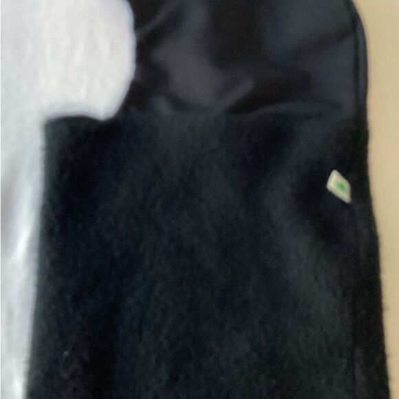 Turtle Fur Pullover Hat Soft Black Fleece Neck Warmer with Hood - Picture 6 of 10